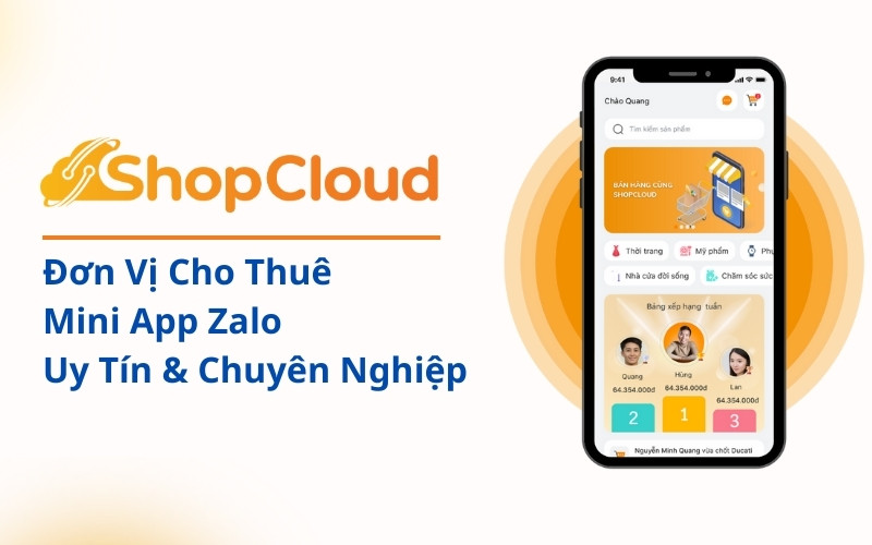 Shop Cloud - Đơn vị cho thuê Mini App Zalo uy tín & chuyên nghiệp