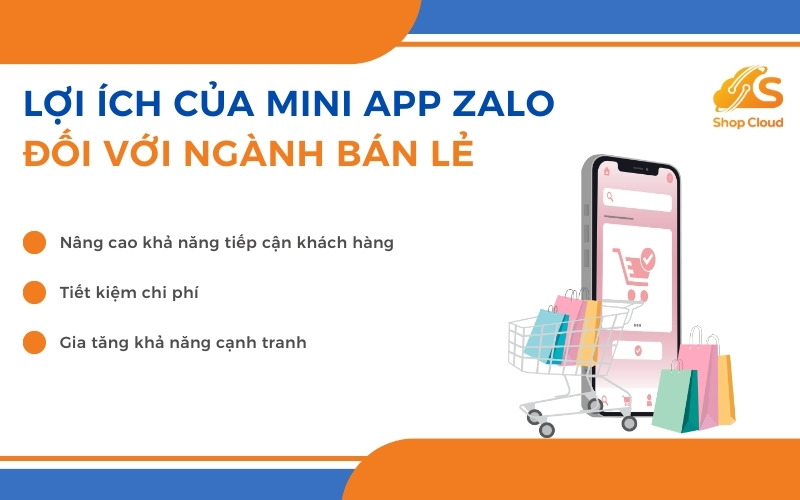Lợi ích của mini app zalo với ngành bán lẻ