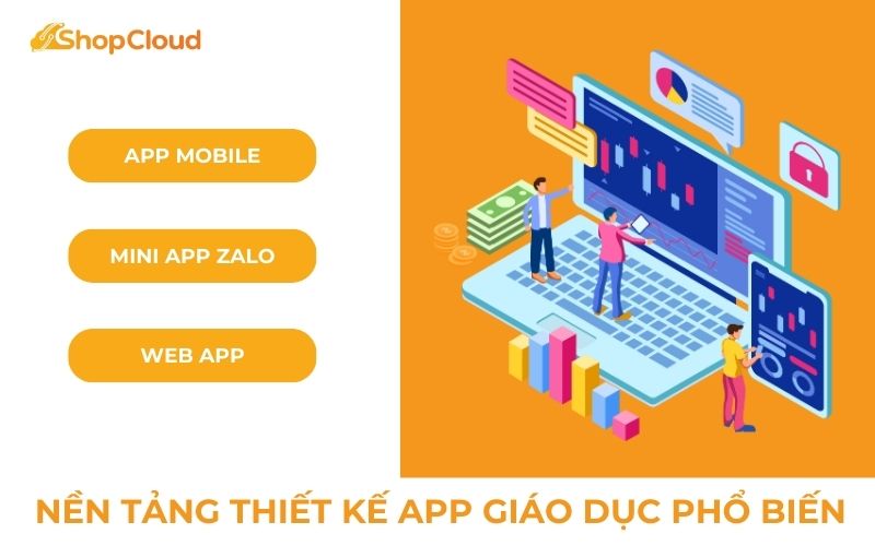 Nền tảng thiết kế app giáo dục phổ biến