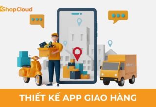 thiết kế app giao hàng