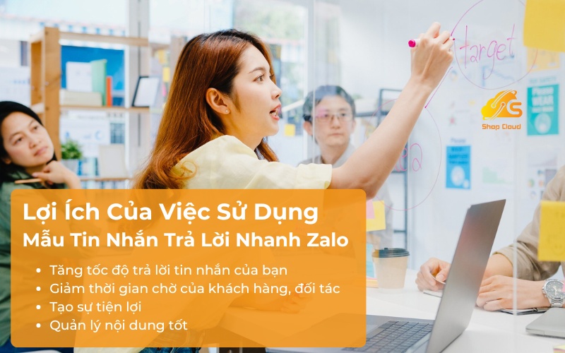 Lợi ích của việc sử dụng mẫu tin nhắn trả lời nhanh Zalo