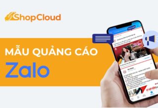 mẫu quảng cáo zalo