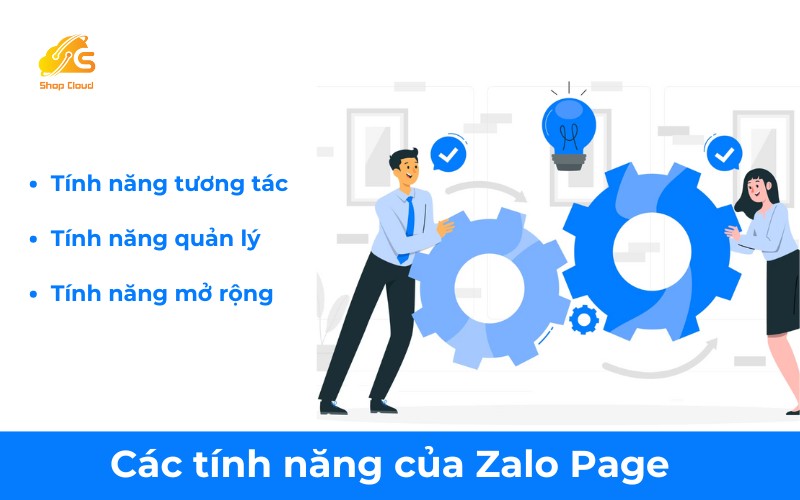 Các tính năng của Zalo Page