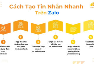 Cách tạo tin nhắn nhanh trên Zalo