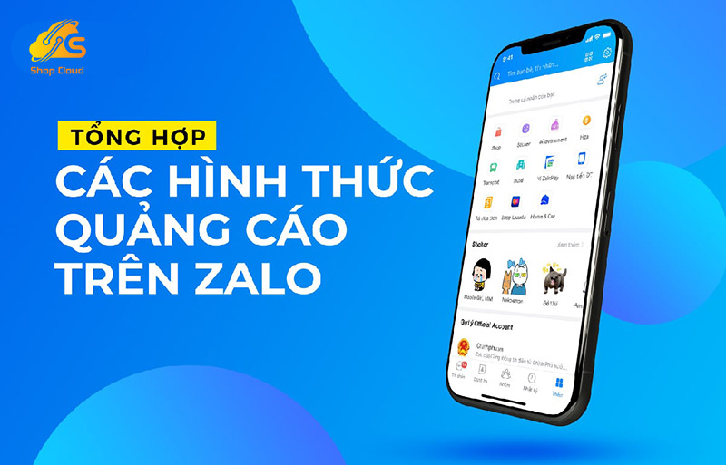 Các hình thức quảng cáo trên Zalo Ads 