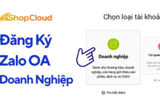 đăng ký Zalo OA Loại Hình Doanh Nghiệp