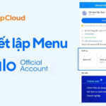 thiết lập menu zalo oa