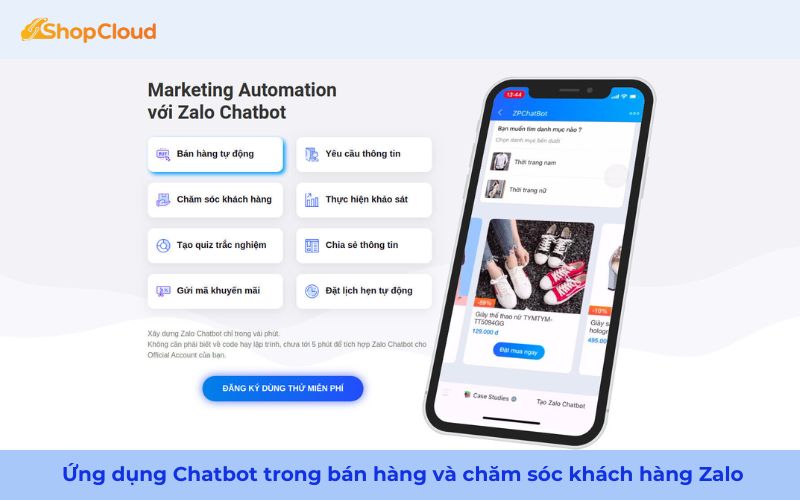 Ứng Dụng Của Chatbot Zalo OA Trong Bán Hàng Và Chăm Sóc Khách HàngỨng Dụng Của Chatbot Zalo OA Trong Bán Hàng Và Chăm Sóc Khách Hàng